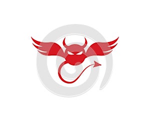 Devil logo vector