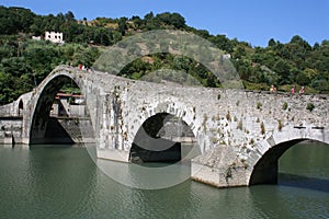 Devil's bridge, borgo a mozzano, garfagnana