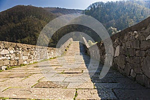 Devil's bridge, Borgo a mozzano, Italy