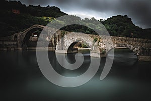 devil's bridge i Tuscany Italy