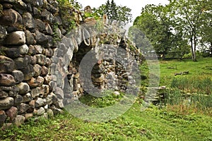 Devil's Bridge in Vasilevo. Russia