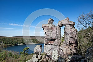 Devil`s Doorway, Devil Lake, Wisconsin Travel