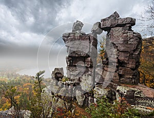 Devil`s Doorway, Wisconsin Travel, Nature Landscape