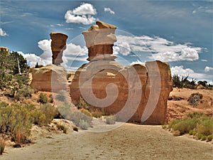 Devil`s Garden Sandstone Formations