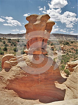 Devil`s Garden Sandstone Formations