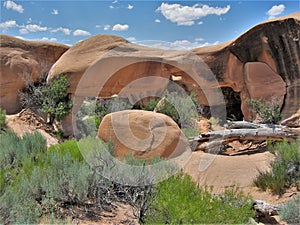 Devil`s Garden Sandstone Formations