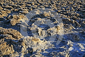 Devil`s golf course Death valley