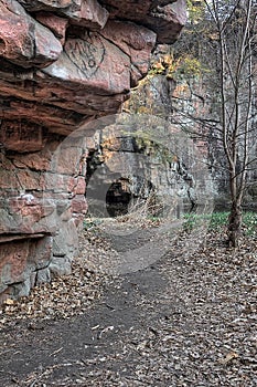 Devil`s Gulch is located By Garretson, South Dakota and is where Famous Outlaw Jesse James jumped across