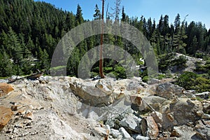 Devil's kitchen in Lassen Volcanic National Park