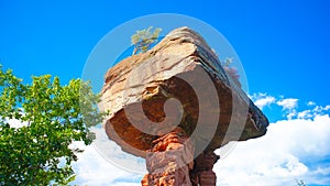 The Devil's Table Teufelstisch in Dahn Rhineland-Palatinate Ger