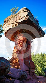 The Devil's Table Teufelstisch in Dahn Rhineland-Palatinate Ger