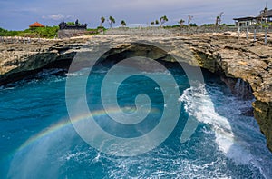 Devil\'s Tears In Nusa Lembongan island, Bali, Indonesia