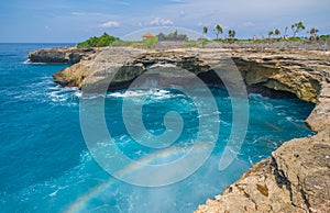 Devil\'s Tears In Nusa Lembongan island, Bali, Indonesia