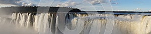 Devil`s Throat or Garganta Del Diablo is the main waterfall of the Iguazu Falls complex in Argentina. photo