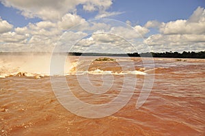 Devil's Throat on Iguazu waterfall. Argentinian side