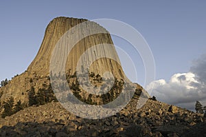 Devil's Tower in North Eastern Wyoming