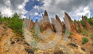 Devil's Town / Djavolja Varosh/, Serbia - natural phenomenon, panorama