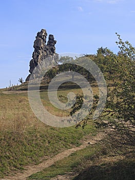 Devil's wall near Thale