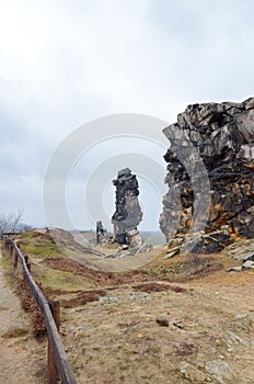 Devil s wall near Thale