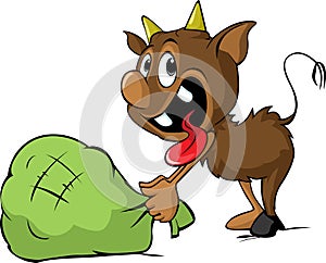 Devil - vector illustration isolated on white