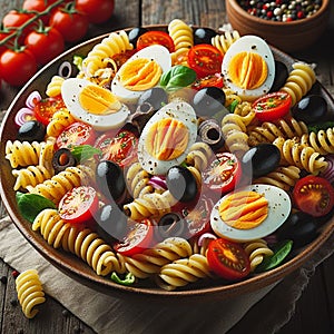 deviled egg pasta salad