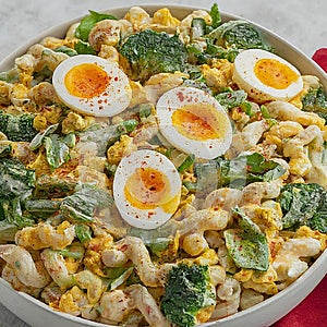 deviled egg pasta salad