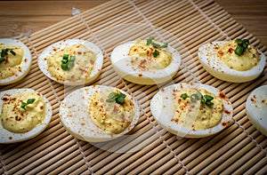 Deviled Eggs Chives