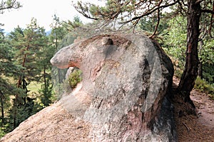 Devilish rocks - bizarre rock formation