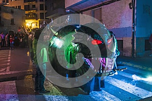 Devils dance Group on Firerun performance