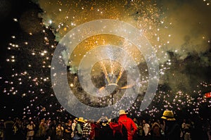 Devils dance Group on Firerun performance