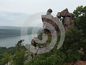 Devils Doorway at Devils Lake State Park