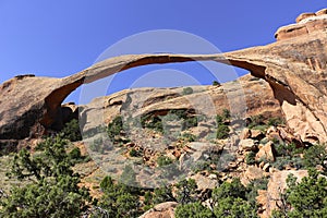 Devils Garden, Canyonlands NP, USA Landscape Arch stretches an improbable 306 feet 93 meters.