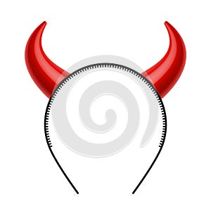 Devils horns head gear