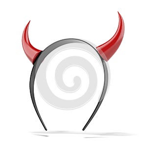 Devils horns head gear