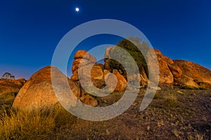 Devils Marbles nocturnal sky