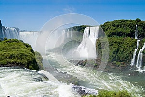 Devils Throat in Iguazu Falls Brazilian Side