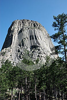 Devils Tower in Wyoming, USA