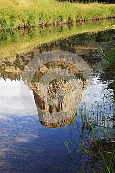Devils tower reflection