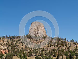 Devils Tower rock formation