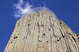 Devils Tower, top attraction in Wyoming State, USA.
