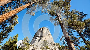 Devils Tower in Wyoming State, USA