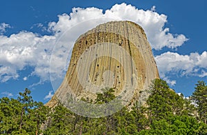 Devils Tower in Wyoming, USA