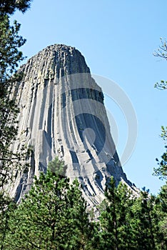 Devils Tower in Wyoming, USA