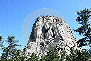 Devils Tower in Wyoming, USA