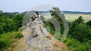 Devils Wall in Harz Mountains