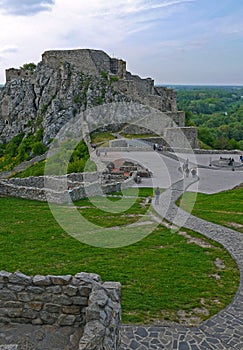 Devin Castle, Bratislava. SLOVAKIA.