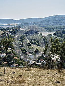 Zrúcanina hradu Devín a rieka Dunaj, Bratislava, Slovensko