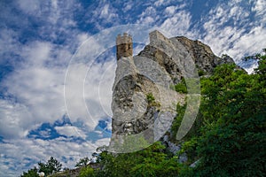 Devin castle in Slovakia