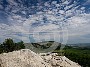 Devin Girl`s hill - Palava Protected Landscape Area, Czech republic