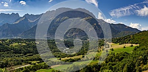 Devoluy Massif Range with the Faraut Mountain, Alps, France